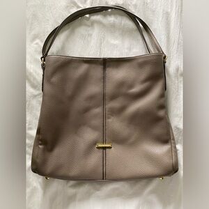 Grey shoulder bag